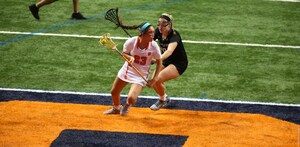 Riley Donahue, Neena Merola and Alie Jimerson tallied two goals apiece for the Orange in the win on Sunday afternoon.